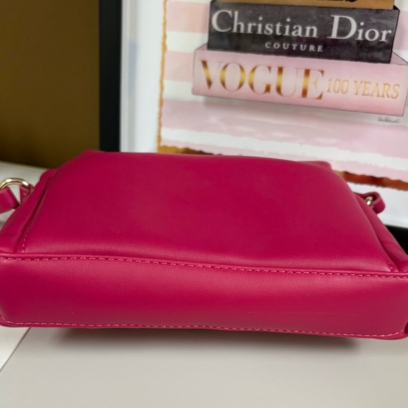 Jason Wu Fuchsia Quilted Vegan Leather Crossbody Bag - Picture 8 of 12